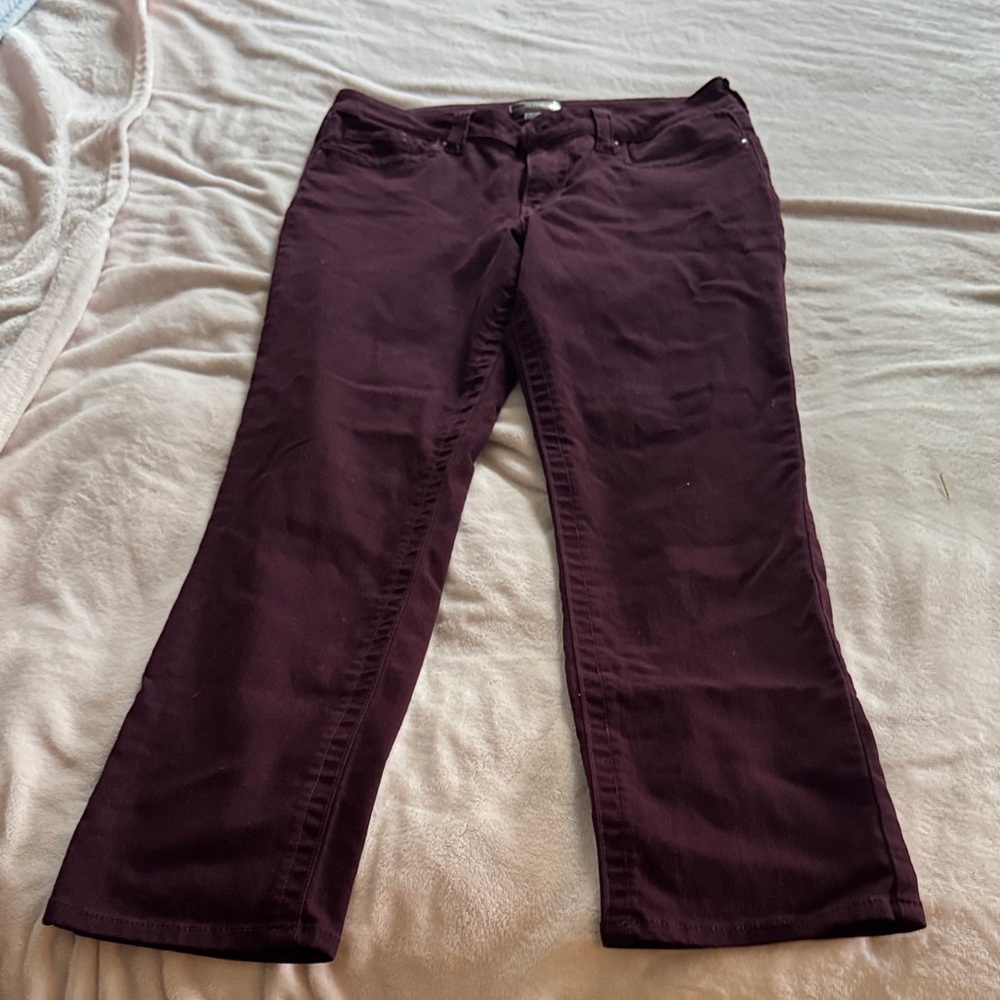 Kut from the Kloth Deep Burgundy Trousers